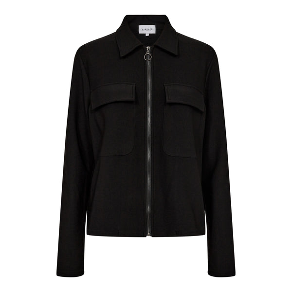 HENNE-SHIRT-JACKET - BLACK