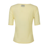 MESH SS TSHIRT - YELLOW