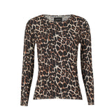 MESH LS TSHIRT - LEOPARD