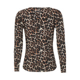 MESH LS TSHIRT - LEOPARD