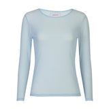 MESH LS TSHIRT - LIGHT BLUE