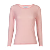 MESH LS TSHIRT - ROSE