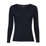MESH LS TSHIRT, DOT - NAVY