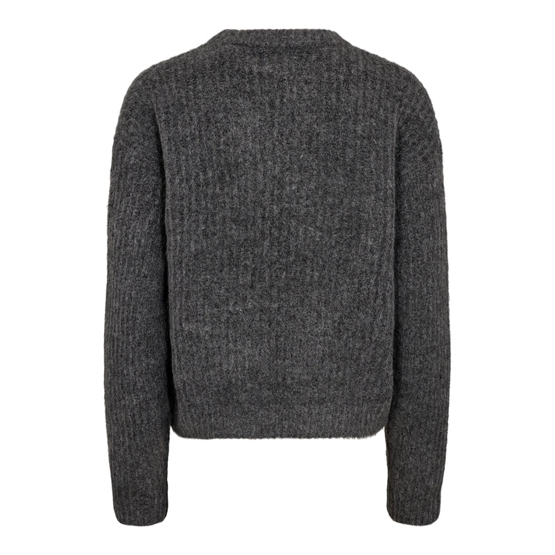 FRO-BOW-PULLOVER - DARK GREY