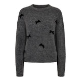 FRO-BOW-PULLOVER - DARK GREY