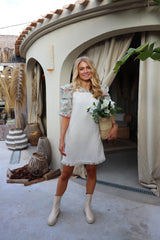 COCO DRESS - Grey Black