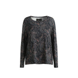 ALMA-LS-U-TSHIRT - NIGHT SKY PAISLEY