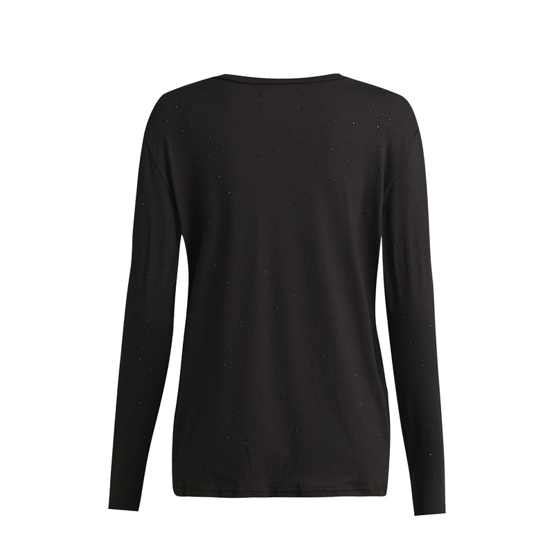 ALMA-LS-TWIST-TOP - BLACK BLACK SIMILI