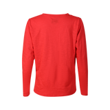 ULLA-LS-VNECK-TSHIRT - RED