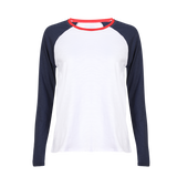 ULLA-LS-RAGLAN-TSHIRT - NAVY WHITE RED