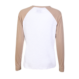 ULLA-LS-RAGLAN-TSHIRT - SAND WHITE