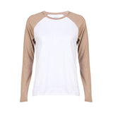 ULLA-LS-RAGLAN-TSHIRT - SAND WHITE