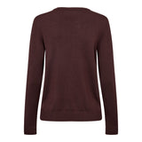 VIVI-LS-PULLOVER - BROWN