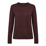 VIVI-LS-PULLOVER - BROWN