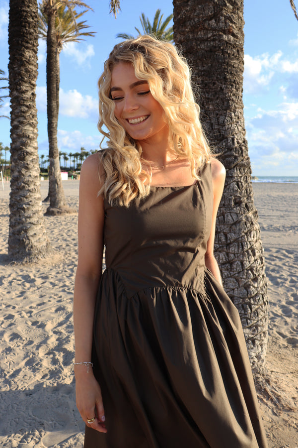 AGNES-DRESS - CHOCO