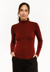 TAMMI LS BLOUSE - BORDEAUX