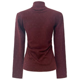 TAMMI LS BLOUSE - BORDEAUX