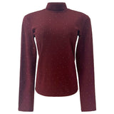 TAMMI LS BLOUSE - BORDEAUX