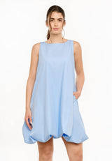 BARBEL DRESS - BABY BLUE
