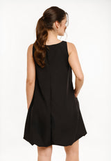 BARBEL DRESS - BLACK