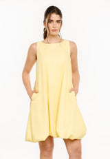 BARBEL DRESS - BUTTER YELLOW