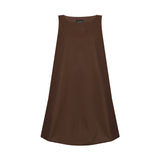 BARBEL DRESS - DARK BROWN