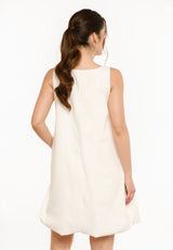 BARBEL DRESS - OFFWHITE