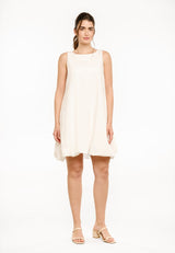 BARBEL DRESS - OFFWHITE