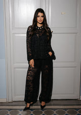 BIBI BALOON PANTS - BLACK LACE