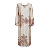 WENNISE LS DRESS - CREME PAISLEY