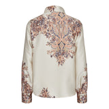 WENNISE LS SHIRT - CREME PAISLEY