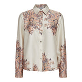 WENNISE LS SHIRT - CREME PAISLEY