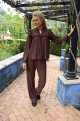 ANNI-PANT - BROWN MOCCA