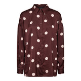 DOTTI LS SHIRT - PLUM ROSE BIG DOT