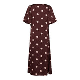 DOTTI DRESS - PLUM ROSE BIG DOT