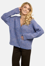 LOU CARDIGAN - BLUE ROSE