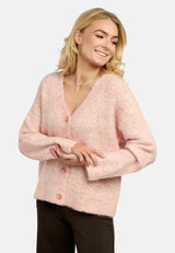 LOU CARDIGAN - CREME PEACHY