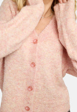 LOU CARDIGAN - CREME PEACHY
