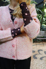 LOU CARDIGAN - CREME PEACHY