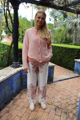 WENNISE PANTS - CREME PAISLEY