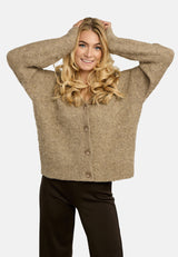 LOU CARDIGAN - DARK SAND