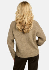 LOU CARDIGAN - DARK SAND
