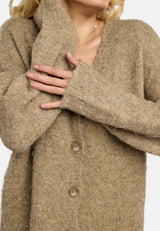 LOU CARDIGAN - DARK SAND