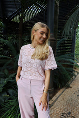 FREDDY WIDE PANTS - ROSE