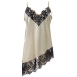 LOLA ASYMTERIC TOP - CHAMPAGNE BLACK
