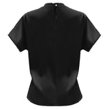 PIP SS PEARL BLOUSE - BLACK