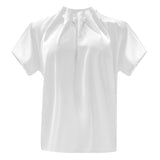 PIP SS PEARL BLOUSE - OFFWHITE