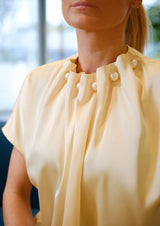 PIP SS PEARL BLOUSE - YELLOW