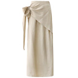WIP WRAP SKIRT - SAND