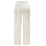 CROC PANTS - CREME